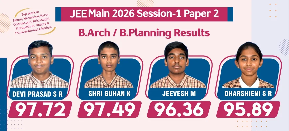 IIT JEE - B-PLAN & B.ARCH