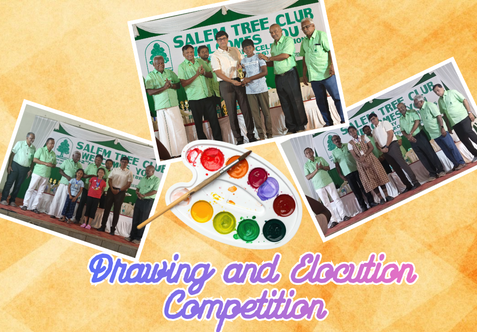 Our students participated in the Drawing and Elocution Competition organised by Salem Tree Club