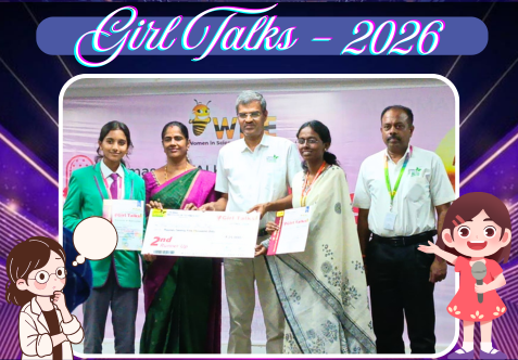 Ms. Rithiga of Class XI J participated in “Girl Talks – 2026,” a talkathon conducted for girls.